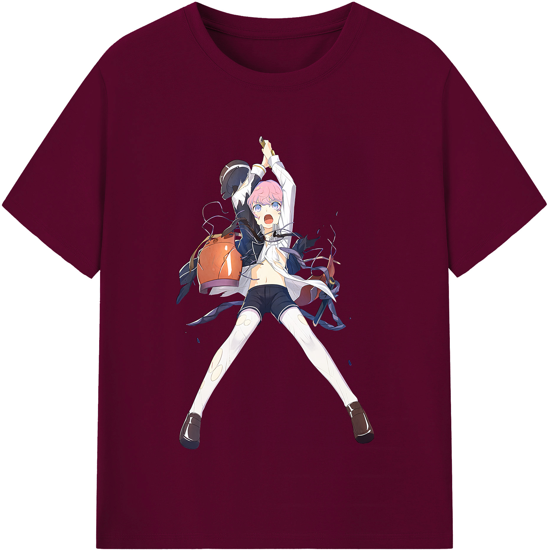 （画像用） 刀剣乱舞 Touken Ranbu レディースカジュアルプリントTシャツ（綿100％）